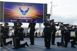 The U.S. Air Force Honor Guard Drill Team